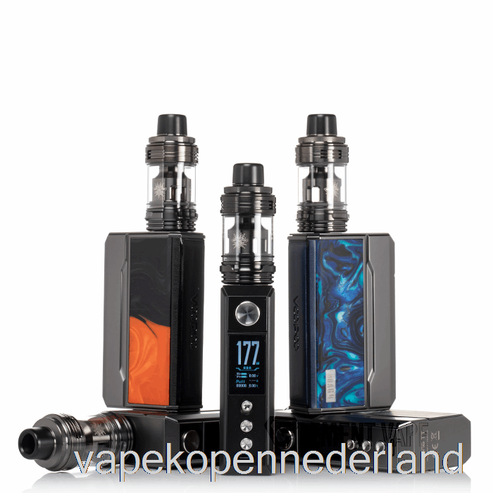 Vape Nederland Voopoo Drag 4 177w Starterkit Gun Metal + Palissander